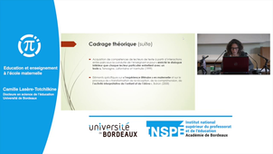 Journées d'étude Education et enseignement à la maternelle - Camille Lassere-Totlichine