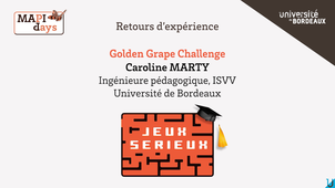 Golden Grape Challenge (par Caroline Marty)
