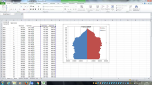 1.4 Construction de la pyramide des ages