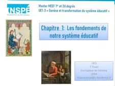 1 - Chapitre 1 : les fondements de notre système éducatif