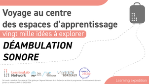 Déambulation sonore : : Learning expedition 02.07.26 IUT TC