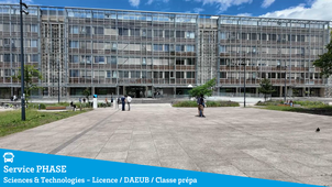 Sciences & Technologies, Licence, DAEU B, Classe prépa / Trajet depuis l'arrêt de bus