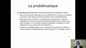 TER - Problématique et hypothèses