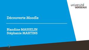 Découverte Moodle