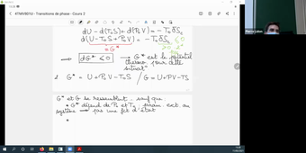 Transitions de phase M1 - Cours 2 et 3