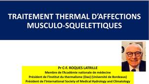 Traitement thermal d'affections musculo-squelettiques