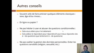Mémoire M2 - Etudes quantitatives - Derniers conseils