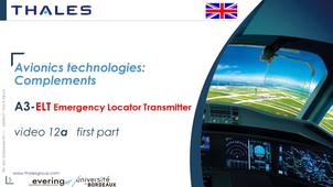 Technologies avionique 12a : ELT Balise detresse