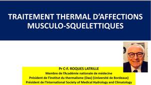 Triatement thermal d'affections musculo-squelettiques