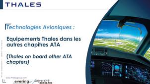 Technologies avioniques 9 : autres chapitres ATA chez THALES