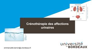 Crénothérapie des affections urinaires