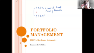 Gestion de portefeuille: introduction