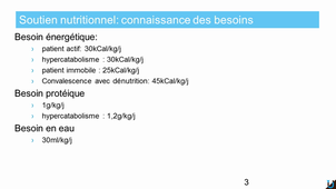 Dénutrition : traitements
