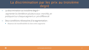 monopole discriminant  1