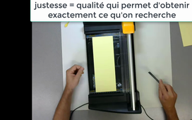 justesse de découpe à la visée