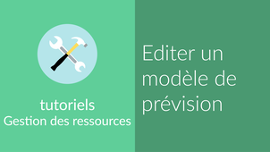 [Notice de fonds] Editer le modèle de prévision