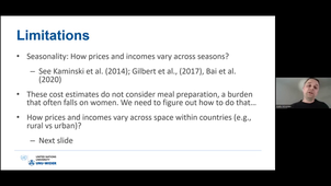 1. Can the world's poor afford a healthy diet?