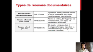Traitement Documentaire - Résumés documentaires