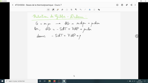 Thermo L2 Chimie - Cours7 - Video16