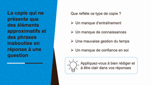Les 4 types de copies