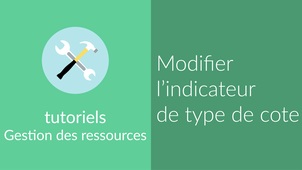[Notice de fonds] Modifier l'indicateur de type de cote