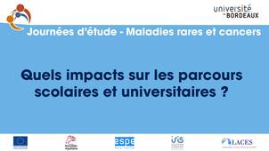 Restitution de l’atelier thématique « Vers un nouveau métier pour faciliter le parcours des étudiants malades »