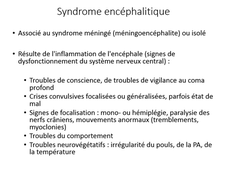 Syndrome méningé