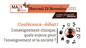 Mapi day - L'enseignement clinique - Conférence débat #2