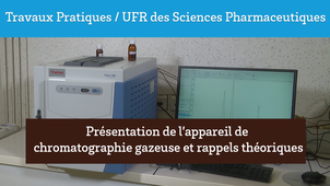 UE SAN TP / Présentation de l'appareil de chromatographie gazeuse et rappels théoriques