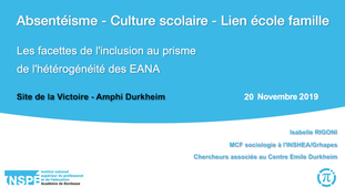 Les facettes de l’inclusion au prisme de l’hétérogénéité des EANA