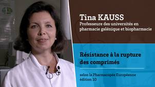 STEP Pratik'Biophar - Video 1 - Résistance à la rupture des comprimés