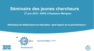 Robotique de téléprésence en éducation : quel impact sur la persévérance ?