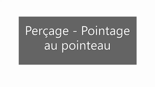 gmp-usinage-init-perçage-pointage au pointeau