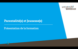 PFA - Introduction au module Parentalité.s et Jeunesse