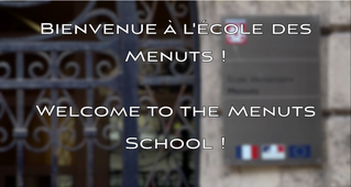 Bienvenue à l'école des Menus - Version en anglais