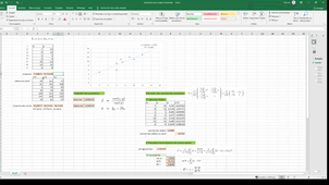 modstat Illustration de la reglin simple avec excel p1