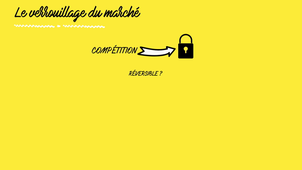 Le verrouillage du marché 