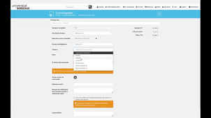 Cervoprint - Commande sur crédits / budgets Hors UB