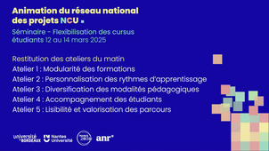 Restitution intermédiaire des ateliers