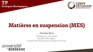 Matières en suspension (MES)