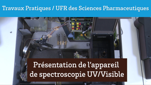 UE SAN TP / Présentation de l'appareil de spectroscopie UV-Visible