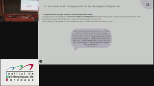 Séminaire de Sociologie - Julie Lesthelle - Étudiantes en Licence de Mathématiques