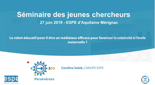 Le robot éducatif peut-il être un médiateur efficace pour favoriser la créativité à l’école maternelle ?