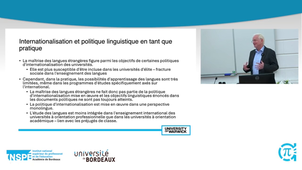 Séminaire PoLLinguEES #1 Les politiques linguistiques de l’enseignement supérieur européen -Tony Liddicoat