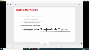 Thermo L2 Chimie - Cours7 - Video4