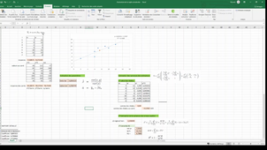 modstat Illustration de la reglin simple avec excel p2