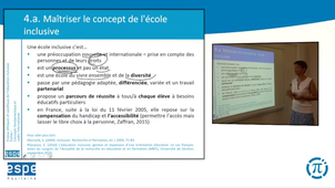 Enjeux éthiques et sociétaux de l'école inclusive partie 1 -concepts fondamentaux et cadre international-capsule 3