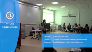 PI-Lab expériences : en sciences
