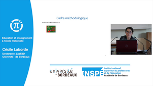 Journées d'étude Education et enseignement à la maternelle - Cecile Laborde