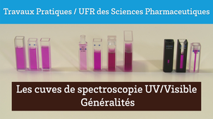UE SAN TP / Les cuves de spectroscopie UV-Visible - Généralités